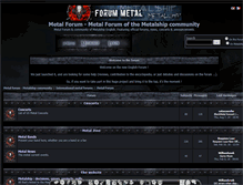 Tablet Screenshot of paris.forum-metal.com