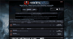 Desktop Screenshot of en.forum-metal.com