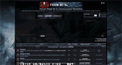 Desktop Screenshot of fr.forum-metal.com